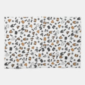 Spaß bei Niedlichen Hunderassen mit Knochen- und P Geschirrtuch (Horizontal)