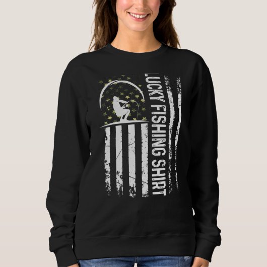 Spaß beim Angeln Sweatshirt (Vorderseite)