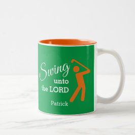 Spaß beim Bummeln bis hin zum Golf, der individuel Zweifarbige Tasse