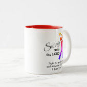 Spaß beim Bummeln bis hin zum Golf, der individuel Zweifarbige Tasse (VorderseiteRechts)