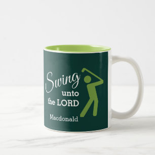 Spaß beim Bummeln bis zum Personalisierten GRÜNEN  Zweifarbige Tasse