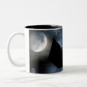 Spaß beim Design zu Halloween Zweifarbige Tasse (Links)