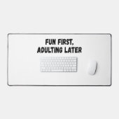 Spaß beim Erwachsenwerden später Schreibtischunterlage (Tastatur & Maus)