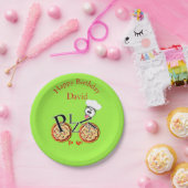 Spaß beim Pizzen Pappteller (Party)