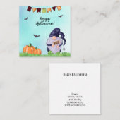 Spaß beim Pop durch glückliches Halloween Mitteilungskarte (Vorne/Hinten)