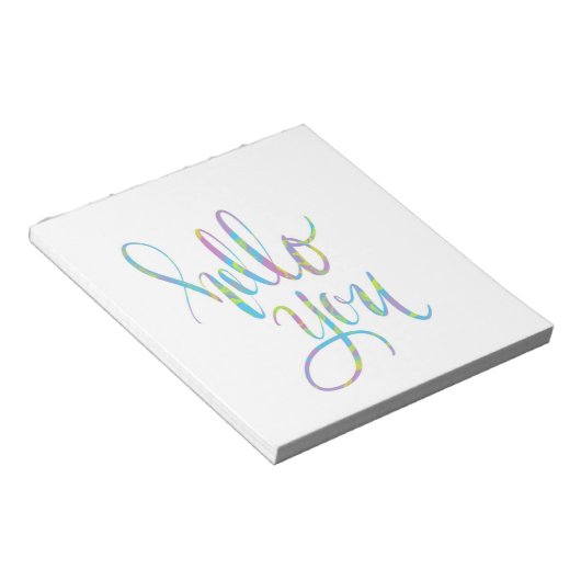 Spaß beim Schreiben. Notizblock (angewinkelt)