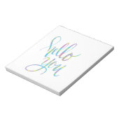 Spaß beim Schreiben. Notizblock (Rotiert)