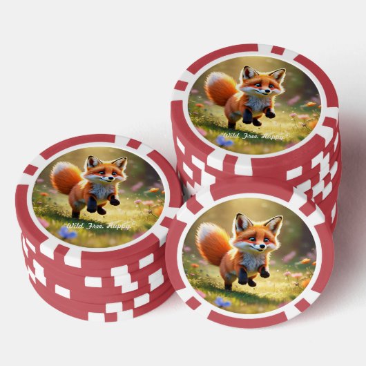 "Spaß beim Schwanz" Pokerchips (Stapel)