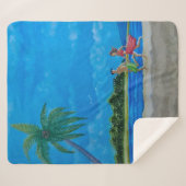 Spaß beim Sonnenlauf Sherpadecke (Vorderseite (Horizontal))