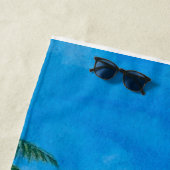 Spaß beim Sonnenlauf Strandtuch (Beispiel)