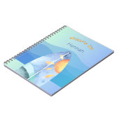 Spaß beim Surfen Notizblock (Linke Seite)