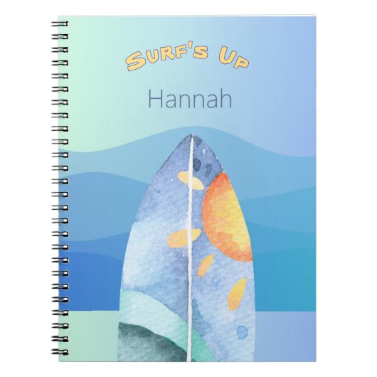 Spaß beim Surfen Notizblock (Vorderseite)