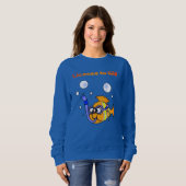 Spaß beim Tauchen Fanfarendesign Sweatshirt (Vorne ganz)