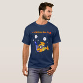 Spaß beim Tauchen Fanfarendesign T-Shirt (Vorne ganz)