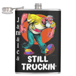 Spaß beim Truckin' Flachmann