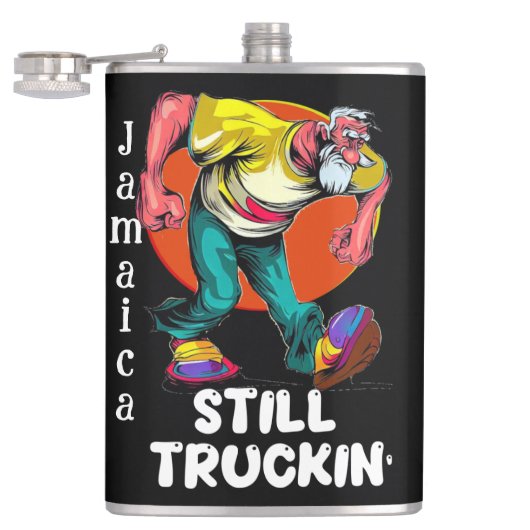 Spaß beim Truckin' Flachmann (Geöffnet)