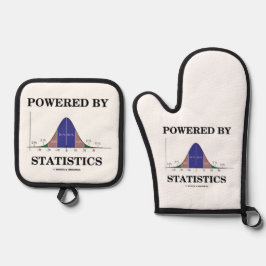 Spaß "Bell Curve Stats" mit Unterstützung der Stat Ofenhandschuh & Topflappen-Set