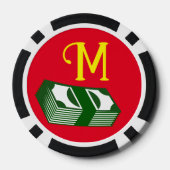 Spaß! 🎲 Benutzerdefinierter Anfangs-Geld-Chip Pokerchips (Rückseite)