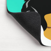 Spaß Bernese Gebirgshund Mousepads (Ecke)