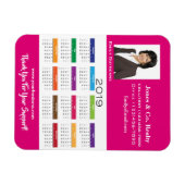 Spaß & Beruflich 2019 Kalender mit Foto Magnet (Horizontal)