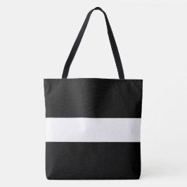 Spaß Berufliche Schwarz-weiße Streifen Tasche