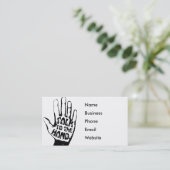 Spaß Beruflicher Comedian-Talk Visitenkarte (Stehend Vorderseite)