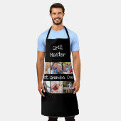 Spaß Beste Opa je 6 Foto Collage Grill Master Schürze (Getragen)