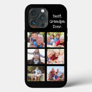 Spaß Beste Opa je 6 FotoCollage Schwarz-weiß Case-Mate iPhone Hülle