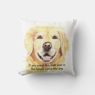 Spaß Bester Platz im Haus Hunde Tier Kissen