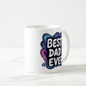 Spaß "Bester Vater je" Tasse (VorderseiteRechts)