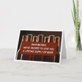 Spaß, Bierliebhaber Eintrittskarte Dankeskarte (Vorderseite)