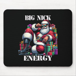 Spaß Big Nick Energie Spaß Santa Claus Weihnachten Mousepad