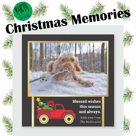 Spaß Billboard Stil 🎄 festliches Foto Weihnachten Magnetkarte