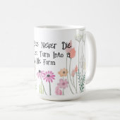 Spaß "Biologen nie Die" Kaffeetasse (VorderseiteRechts)