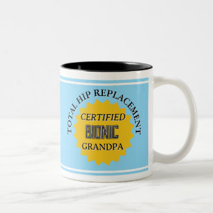 Spaß! Bionische Hüftersatz-Tasse Zweifarbige Tasse