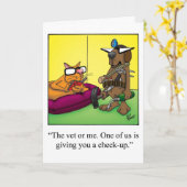 Spaß-Blankokarte für Tierhalter Karte (Gelbe Blume)