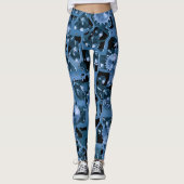 Spaß-Blau-Gänge! Leggings (Vorderseite)