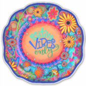 Spaß Blumen Inspirierend positive Bilder Inspirati Aufkleber (Vorderseite)