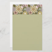 Spaß-Blumenbriefpapier Briefpapier (Vorne/Hinten)