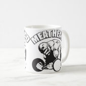 Spaß "Body Gebäude" - MEATHEAD Kaffeetasse (VorderseiteRechts)