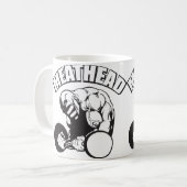 Spaß "Body Gebäude" - MEATHEAD Kaffeetasse (Vorderseite Links)