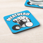 Spaß "Body Gebäude" - MEATHEAD Untersetzer (Linke Seite)