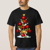 Spaß Bowling Weihnachtsbaum Lichter Weihnachten We T-Shirt (Vorderseite)