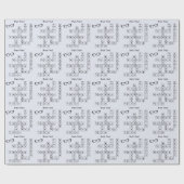Spaß "Brain Time!" Crossword Puzzle Eyeglasses Art Geschenkpapier (Flach)