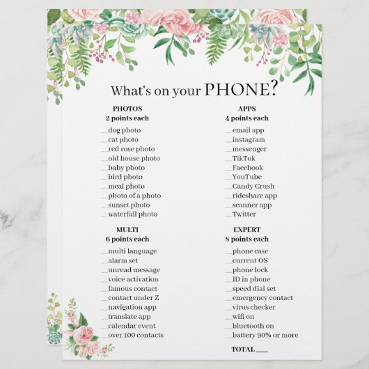 Spaß Brautparty 💍 Handyspiel - Wer hat was? (Vorne/Hinten)