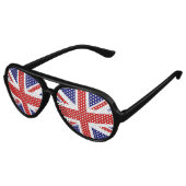 Spaß Britische Flagge Party Brille | Union Jack sh Sonnenbrille (Schrägansicht)