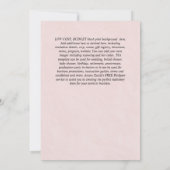 Spaß Bubbles n Brews Beer Champers Brautparty Einladung (Rückseite)