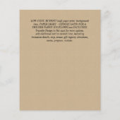 Spaß Bubbles n Brews Beer Champers Brautparty Flyer (Hinten)