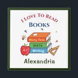 Spaß Bücher, die ich Liebe zu lesen Kind Magnet<br><div class="desc">Fun Books I Liebe To Read Child Magnet ist großartig,  um das Kind oder die Kinder in Ihrem Leben zu geben. Es ist sehr bunt,  lustig und ermutigt zum Lesen und zur Diskussion. Sie können es mit Ihren Informationen personalisieren.</div>