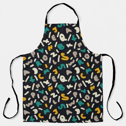 Spaß Buchstaben Schürze (Vorderseite)